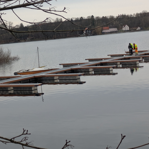 Bootssteg Möhnesee 2025 uferseitig